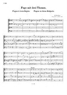 Fugue on Three Themes for Choir, H.35: Fugue on Three Themes for Choir by Hector Berlioz