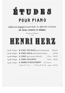 30 Etudes Progressives (Livre 2), Op.119: 30 Etudes Progressives (Livre 2) by Henri Herz