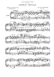 Simple idylle, Op.142: Simple idylle by Georges Jean Pfeiffer