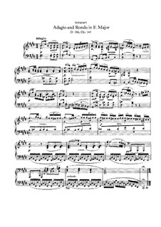Adagio and Rondo for Piano in E Major, D.506: For a single performer by Franz Schubert