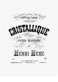La Cristallique. Polka Mazurka, Op.175: La Cristallique. Polka Mazurka by Henri Herz