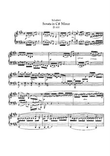 Sonata for Piano in C Sharp Minor, D.655: Allegro by Franz Schubert