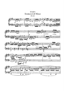 Sonata for Piano in C Sharp Minor, D.655: Allegro by Franz Schubert