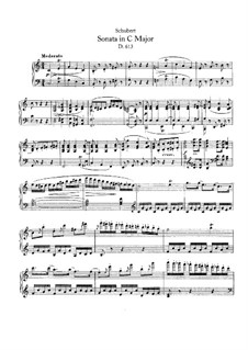 Adagio for Piano in E Major (Fragment), D.613: For a single performer by Franz Schubert