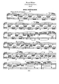 Bunte Blätter (Colored Leaves), Op.99: Complete set by Robert Schumann