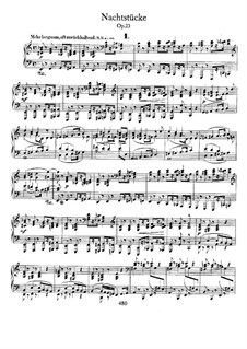 Night Pieces, Op.23: Complete set by Robert Schumann