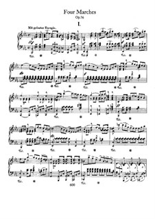 Four Marches, Op.76: Complete set by Robert Schumann