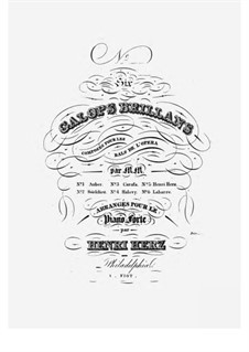 Le Bal Masqué. Six Galops Brillans Composés pour les Bals de l'Opéra, No.4: Le Bal Masqué. Six Galops Brillans Composés pour les Bals de l'Opéra, No.4 by Fromental Halevy