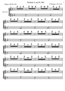 Прелюдия 4, Op.56: Прелюдия 4 by Viktor Nechaev