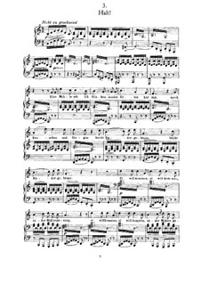 No.3 Halt (Stop): For voice and piano by Franz Schubert