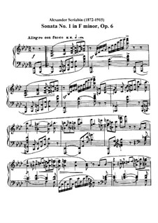 Sonatas for Piano: For a single performer by Alexander Scriabin