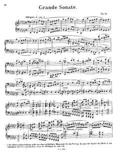 Grand Sonata for Piano in E Flat Minor, Op.14: Movement I by Joseph Joachim Raff
