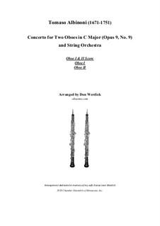Concerto No.9 in C Major: Solo parts by Tomaso Albinoni