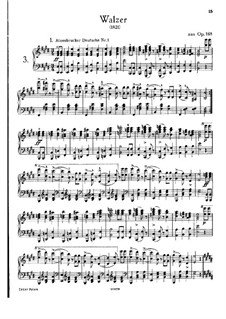 Twelve Walzer, Seventeen Ländler and Nine Ecossaises, D.145 Op.18: Selected waltzes and ecossaises by Franz Schubert