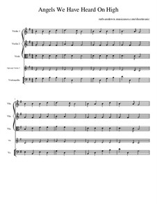 Chamber version: For string quartet by folklore