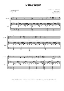 Instrumental version: Duet for Soprano and Alto Saxophone - Alternate Version by Adolphe Adam