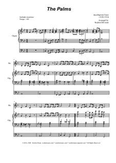 Palm Branches (The Palms): For french horn solo and organ by Jean-Baptiste Faure