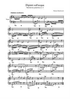 Narrazione pianistica 'Dipinti sull'acqua', Op.4: Narrazione pianistica 'Dipinti sull'acqua' by Stankovych Tatiana