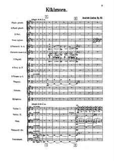 Kikimora, Op.63: Full score by Anatoly Lyadov