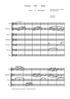 Suite No.3: Real sound notation by Alexander Bystrov