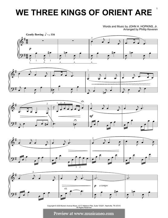 Piano version: For a single performer by John H. Hopkins Jr.