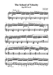 Exercises No.11-20: Exercise No.11 by Carl Czerny