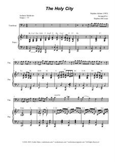 The Holy City: For trombone solo and piano by Stephen Adams