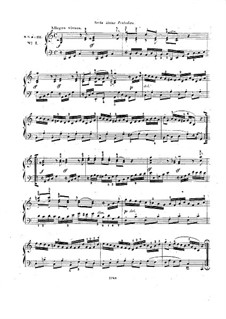 Complete set, BWV 933-938: For piano by Johann Sebastian Bach