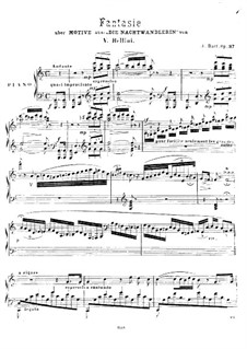 Fantasia on Motifs from 'La sonnambula' by Bellini, Op.37: Fantasia on Motifs from 'La sonnambula' by Bellini by Joseph Joachim Raff