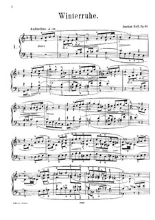 Frühlingsboten, Op.55: Nr.1 Winterruhe by Joseph Joachim Raff