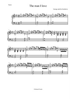The Man I Love: For piano by George Gershwin