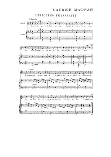 Book I: No.7 L'Éelecteur embarrassé by Maurice Mac-Nab