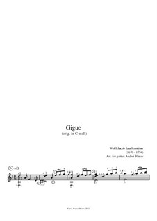 Gigue: Gigue by Wolff Jacob Lauffensteiner