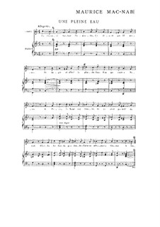 Book I: No.11 Une pleine eau by Maurice Mac-Nab