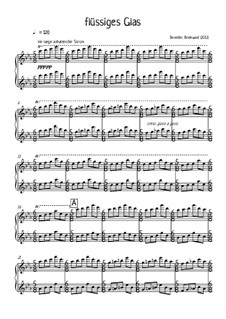 Album für Klavier, Op.23: No.4 Flüssiges Glas by Florian Bergmann, Benedikt Bindewald