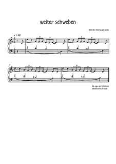 Album für Klavier, Op.23: No.5 Weiter schweben by Florian Bergmann, Benedikt Bindewald