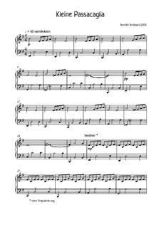 Album für Klavier, Op.23: No.8 Kleine Passacaglia by Florian Bergmann, Benedikt Bindewald