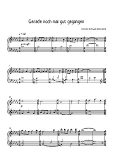 Album für Klavier, Op.23: No.9 Gerade noch mal gutgegangen by Florian Bergmann, Benedikt Bindewald