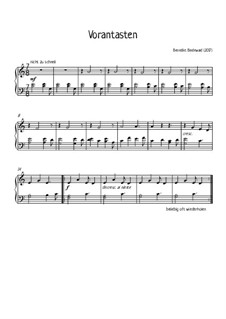 Album für Klavier, Op.23: No.14 Vorantasten by Florian Bergmann, Benedikt Bindewald