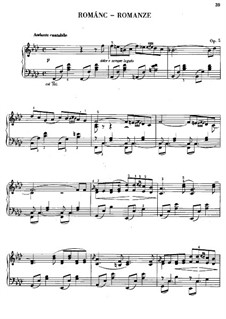 Six Pieces for Piano, TH 143 Op.51: No.5 Romance by Pyotr Tchaikovsky