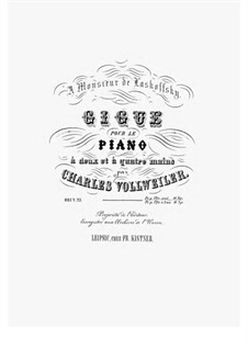 Gigue, Op.23: Gigue by Charles Vollweiler