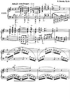Twenty-Four Characteristic Pieces, Op.36: No.1 Prelude by Anton Arensky