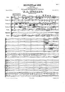 A Berenice e Vologeso, K.70: A Berenice e Vologeso by Wolfgang Amadeus Mozart