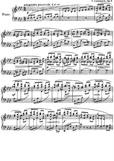 Impromptu in A Flat Major, Op.5: For piano by Sergei Lyapunov