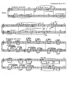 Fêtes de Noël, Op.41: For piano by Sergei Lyapunov