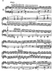 Tausig Edition: Etude No.11 by Muzio Clementi