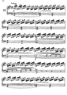 Tausig Edition: Etude No.23 by Muzio Clementi