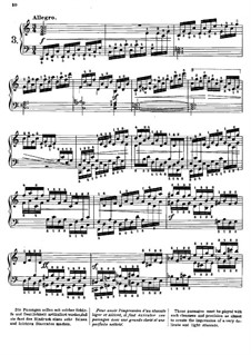 Tausig Edition: Etude No.3 by Muzio Clementi