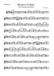 Minuet in E Major: Solo part by Yuval Dinary