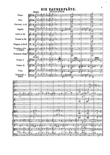 Overture: Full score by Wolfgang Amadeus Mozart